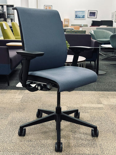 Steelcase V1 Think Office Chair (Link Blue/Black)